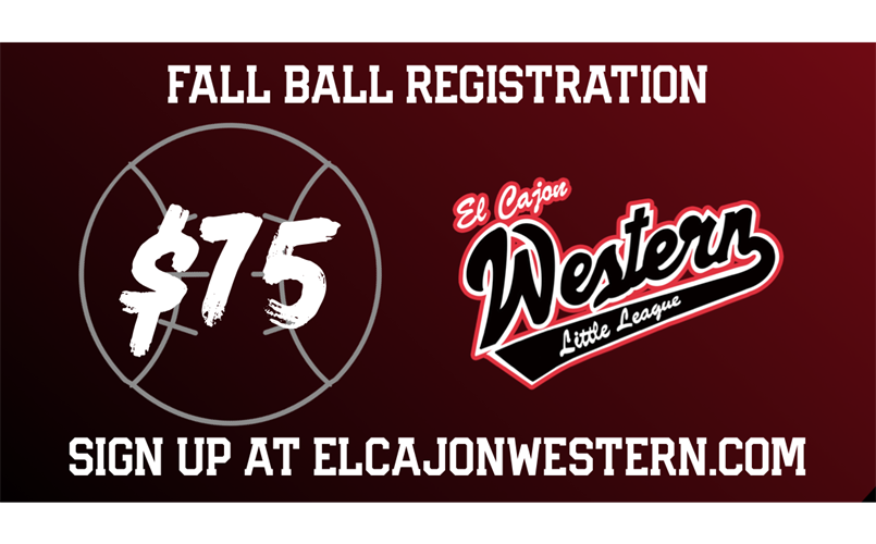 FALL BALL REGISTRATION NOW OPEN